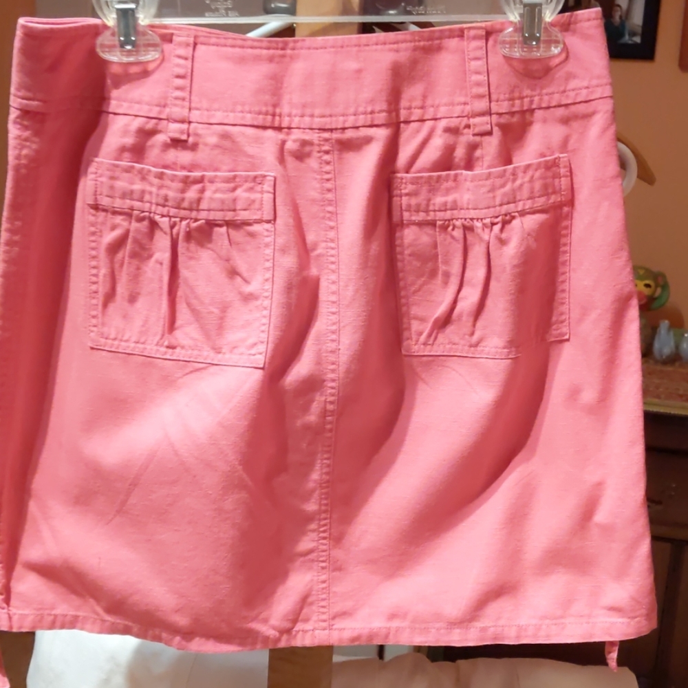Anne Taylor Loft woven cotton skirt.